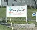 City welcome sign