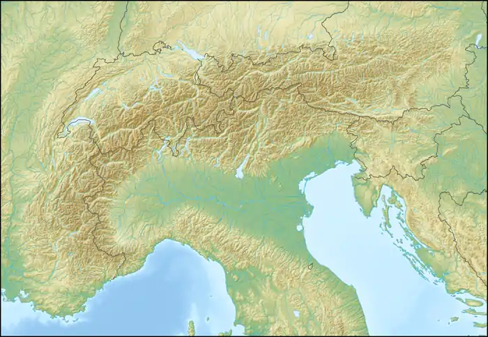 Walensee is located in Alps