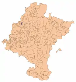 Map of Arruazu