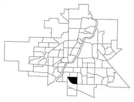 Avalon location map