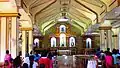 The cathedral's interior
