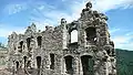 Castle ruins on mount Oybin