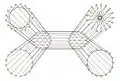 Decomposition of the Biggs–Smith graph into 6 sets of size 17.