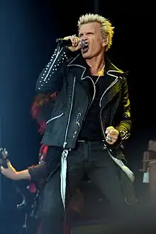 Idol performing live at the Peace & Love festival in Borlänge, Sweden, 2012