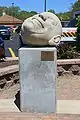 "Bob" sculpture, Main St. & Grand River Ave.