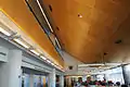 Fourth floor swooping ceiling view