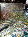 The floor of the lounge
