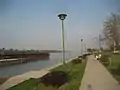 Riverside promenade