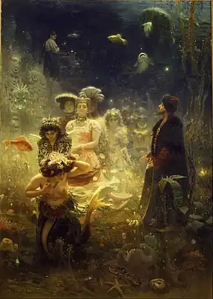 Sadko by Ilya Repin.
