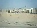 Iraqi Light Armored Vehicle at checkpoint.