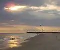 September sunset from Cape May cove