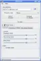 One of initial version's interface of Linphone in Linux (GNOME)