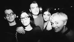 The Little Deaths in 1998, left to right: Scott Bradley, Mikel Delgado, Aaron
Detroit, Whitney Skillcorn, and Clay Walsh