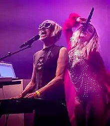Praga Khan and Marieke Bresseleers performing in Belgium