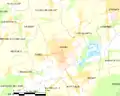 A basic map of Chauny and the surrounding area