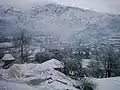 Light snow fall at Martung