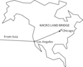 Image of a micro land bridge.