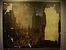 Graoully, procession of Saint Marc, 1631, Auguste Migette, 1846, kept in Cour d'Or museums