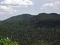 The Mohnenberg (eastern Wasgau): view from Schöneck Castle