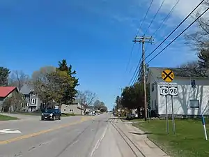 The hamlet of Java Center along Route&nbsp;78 and Route&nbsp;98.