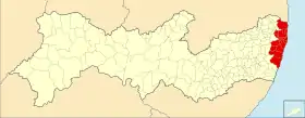 The Metropolitan Region in Pernambuco (including the former member of Goiana)