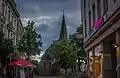 The pedestrian zone