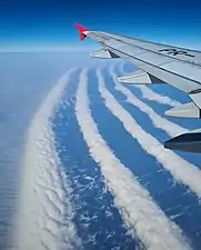 Roll clouds over the south of Brazil.