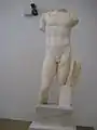 Marble figure of a satyr. From the Forum. Museum