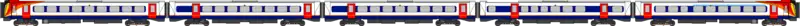 drawing of a Class 444 in SWT livery
