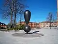 The bronze sculpture Var rädd om jorden (Take Care of the Earth), inaugurated on 25 November 2011 in Borås, Sweden