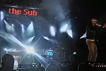 The Sub band - performing at Westerpop pop festival in Delft,2011.