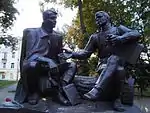 Monument to Alexander Tvardovsky and Vasily Turkin