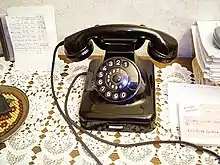 Image 3A German rotary dial telephone, the W48 (from History of the telephone)