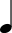 Quarter note with upwards stem.svg