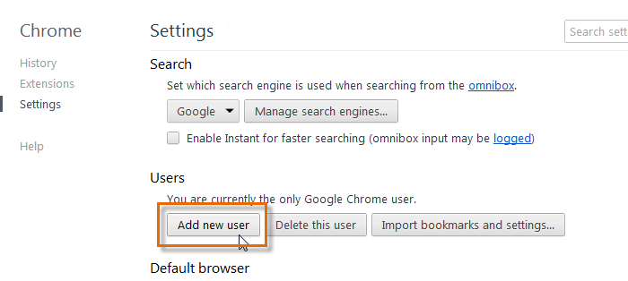Screenshot of Google Chrome
