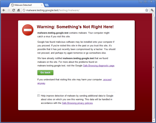 Screenshot of Google Chrome