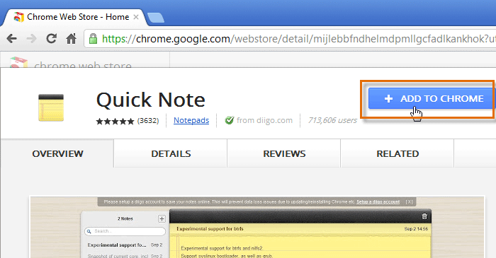 Screenshot of Google Chrome