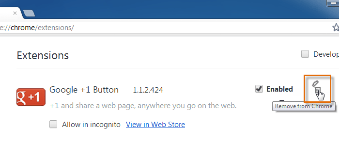 Screenshot of Google Chrome