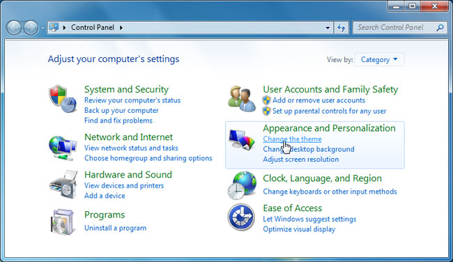 The Control Panel