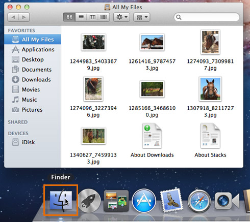 Opening Finder
