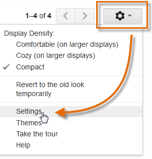Screenshot of Gmail