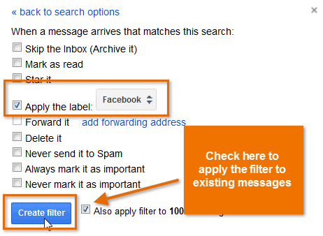 Screenshot of Gmail