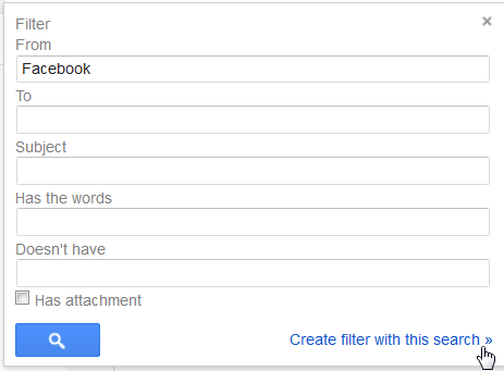 Screenshot of Gmail