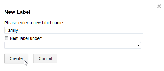 Screenshot of Gmail