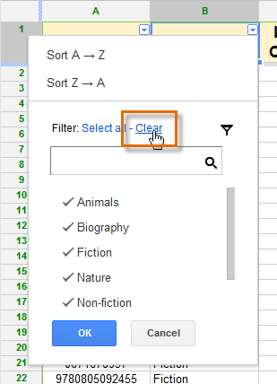 Screenshot of Google Docs
