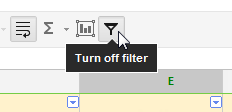 Screenshot of Google Spreadsheets
