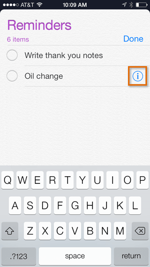 screenshot of the iPhone