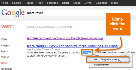 Screenshot of Google Chrome
