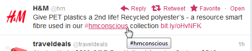 A screenshot of Twitter