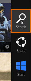 Screenshot of Windows 8